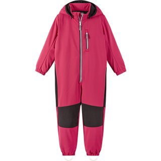 Reima Kids' Softshell Overall Nurmes Bright Berry, 92