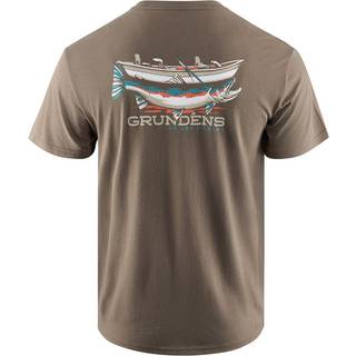 Grundéns Men's Drift Boat SS T-Shirt Otter, XL