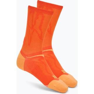 Hoka Clifton 10 Crew Løbesokker Str. 34-38 Dame - Komfortable og åndbare i orange til løbetræning