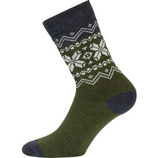 Gridarmor Heritage Merino Socks Green/Grey/White, 36-39