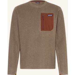 Patagonia R1 Air Crew Fleecesweatere Herrer størrelse M farve brun