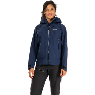 Bergans Women's Rabot Alpine 3L Shell Jacket Navy Blue, L