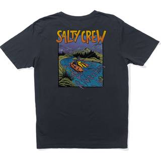 Salty Crew Men's River Rats Short Sleeve Tee Black, M