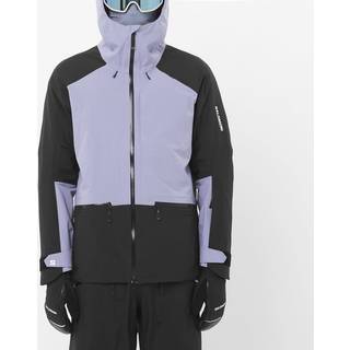 Salomon Men's Absolute 3L Jacket Blue Granite/Deep Black, Blue Granite / Deep Black, M