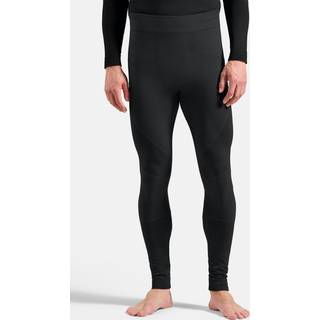 Odlo Men's Seamless Performance Wool full-length base layer bottoms Black, L