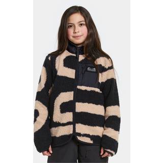 Didriksons Kids' Exa Printed Full Zip 2 Path L Black, 140