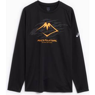 Asics Men's Fujitrail Logo Long Sleeve Top Performance Black, S