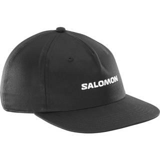 Salomon Logo Flat Cap Deep Black, L/XL