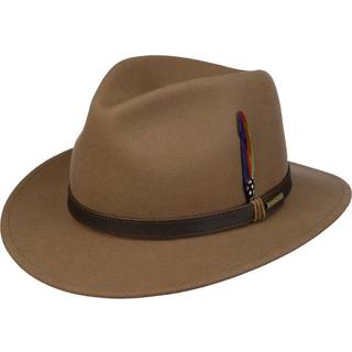 Stetson Delvaro Traveller Wool Hat Brown, 61/XL