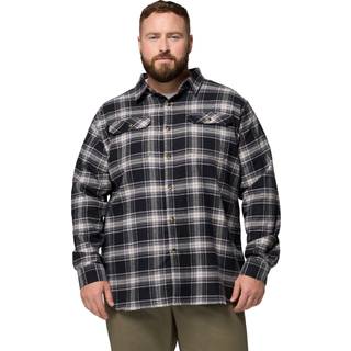 Columbia Men's Flare Gun Stretch Flannel Black Two Lane Tartan, S