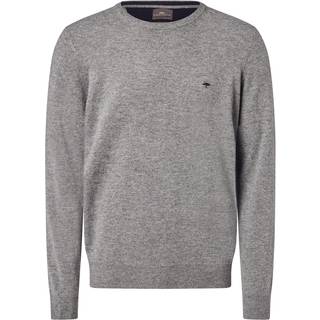 Fynch-Hatton Herren Pullover grau unifarben