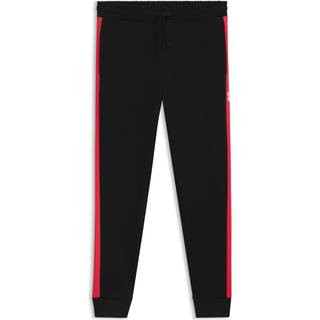 Tracksuit-bukser i bomuldsterry med kontraststriber