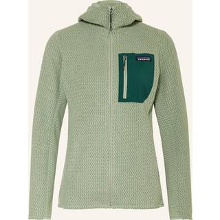 Patagonia Women's R1 Air Full-Zip Hoody Fleecejakke Damer størrelse M farve grøn