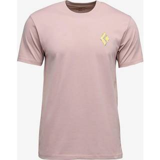 Black Diamond Men's Shredded Short Sleeve Tee Pale Mauve, L