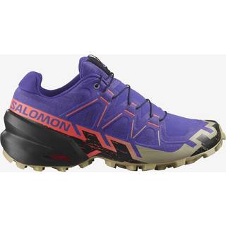 Salomon Women's Speedcross 6 Liberty/Black/Neon Flame, Liberty / Black / Neon Flame, 40