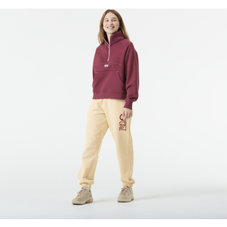 Picture Organic Clothing Women's Quenda 1/2 Zip Sweater Cordovan, S