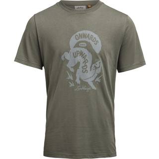 Lundhags Men's Järpen Printed T-Shirt Aloe Green, XL