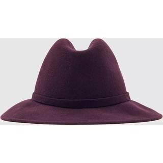 Reiss Reiss Burgundy Holly Wool Fedora