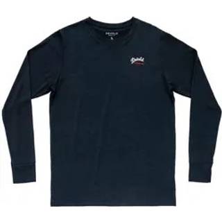 Devold Classic Script L/S Merino-shirt Herrer størrelse S farve blå