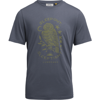 Lundhags Men's Järpen Printed T-Shirt State Blue, S