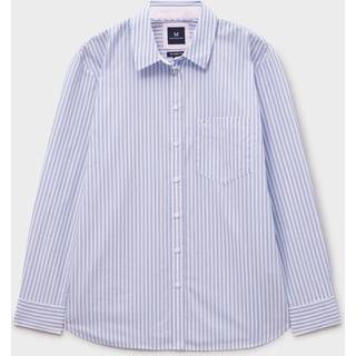 Crew Clothing Crew Clothing Blue Cotton Poplin Shirt - EU 40 (UK 12)