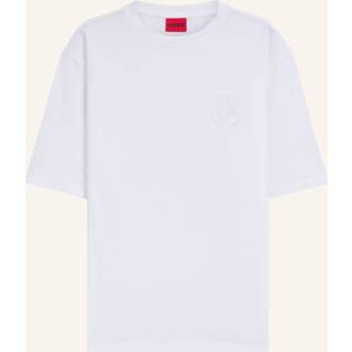 T-shirt i bomuldsjersey med vertikalt logo