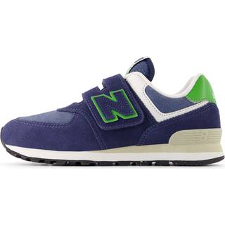 New Balance 574 Sneaker Navy/grøn - Str. 32