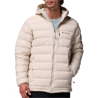 Columbia Men's Drift Peak Stretch Down Hooded Jacket Dark Stone, M