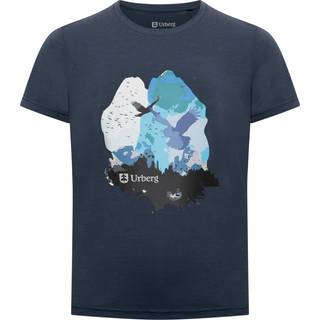 Urberg Juniors' Printed Tree Tee Midnight Navy, 134/140