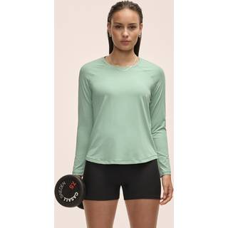 Casall Women's Essential Long Sleeve Statue Green, M