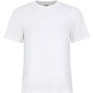 Økologisk Bomulds T-Shirt - Hvid - L