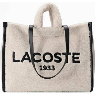 Lacoste Heritage Shopper taske beige/sort