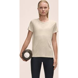 Casall Women's Soft Texture Tee Ecru, 34