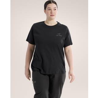 Arc'teryx Women's Kragg Sl Cotton Emblem Crew Shortsleeve Black, XL