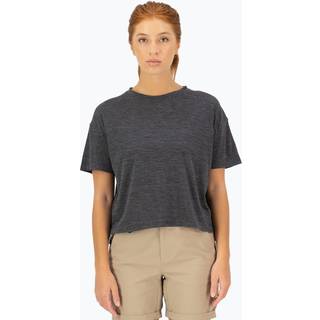 Mons Royale Women's Zephyr Merino Tencel™ Boxy T-Shirt Smoke, M