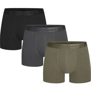 Urberg Men's Isane 3-pack Bamboo Boxers Grey/Black/Green, XL