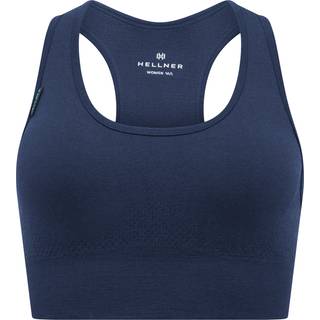 Hellner Women's Wool Tech Seamless Bra Dress Blues, M/L