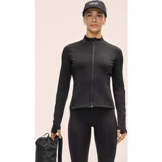 Casall Women's Soft Touch Zip Jacket Black, L