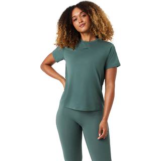 Björn Borg Women's Borg Sports T-Shirt Balsam Green, XL