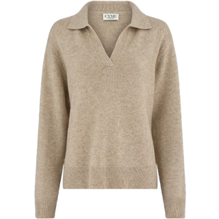 Grace Polo Jumper - Beige - M
