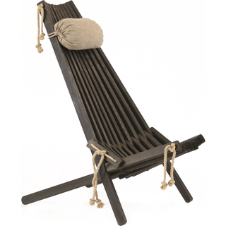 Hillerstorp Ecochair stol Sortolieret fyrretræ