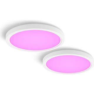 Philips Loftslamper Devote Hue slim loftslampe S, 2-pak