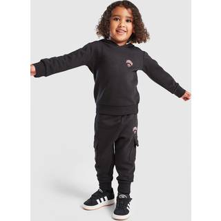 adidas Originals World Tour Overhead Cargo Tracksuit Infant, Sort - 3-6M