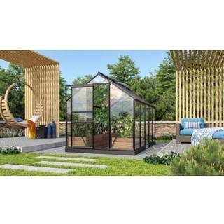 Vitavia Venus 6200 Sort Drivhus 3mm Delt Glas