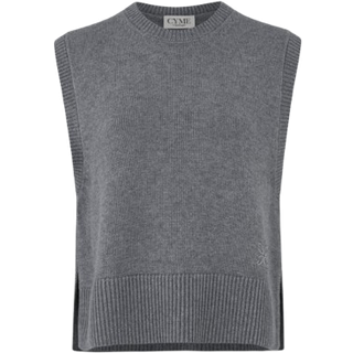 Merino Vest - Grå - M