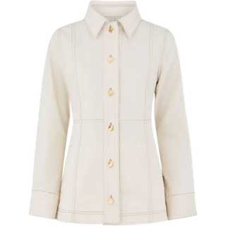 Cyme Denim Jakke - Off White - L