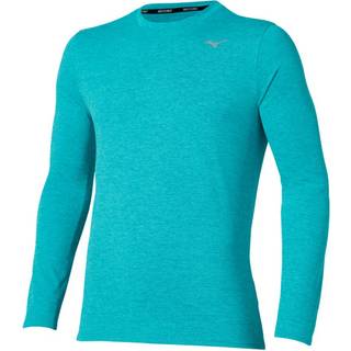 Mizuno Core Impulse Running Shirt Men - Blue, Size L - blue