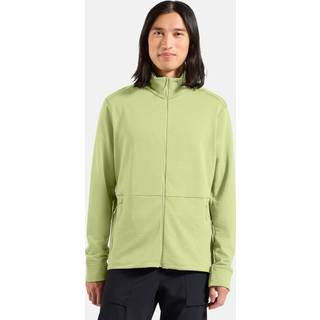 Odlo Mid Layer Full Zip Grid Fleece Fleecejakke Herrer størrelse S farve grøn