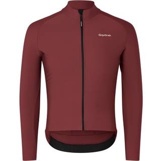 GripGrab PACR Thermal langærmet cykeltrøje dark red herre - Størrelse X-Large
