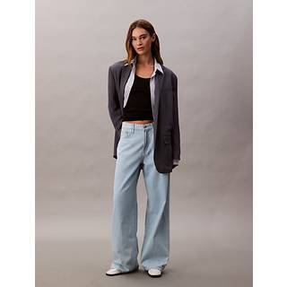 Wide Leg Jeans - Blue - 29RG